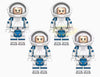 Fantastic Four Custom Minifigure Set – Space Suit Superhero Team