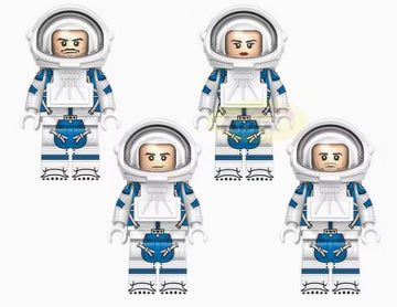 Fantastic Four Custom Minifigure Set – Space Suit Superhero Team