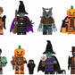 Halloween Haunts Custom Minifig Set (8-Pack) – Witch, Werewolf, Pumpkinhead, Zombie & More
