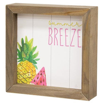 Hello Sunshine Two-Sided Framed Sign