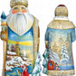 gDebrekht 243011 Woodcarving Winter Beacon 115 in - Woodcarved Santa