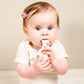 Soothing Giraffe Teether with Organic Cotton Bag | Made in the USA 🇺🇸