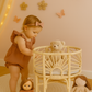 Pretend Play Doll Crib – Handmade Toy Bassinet for Girls Toys