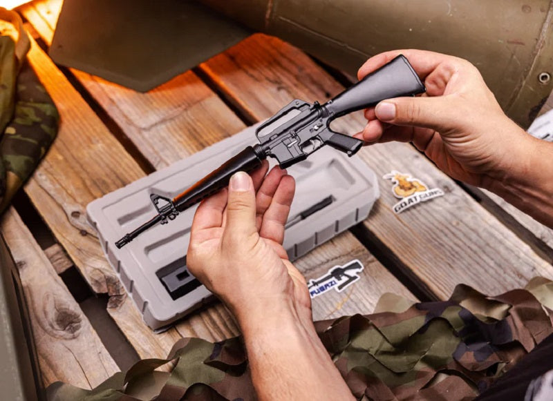GoatGuns Mini 16X Scope for Barrett .50, AR & Bullpup Models "” Die-Cast Metal