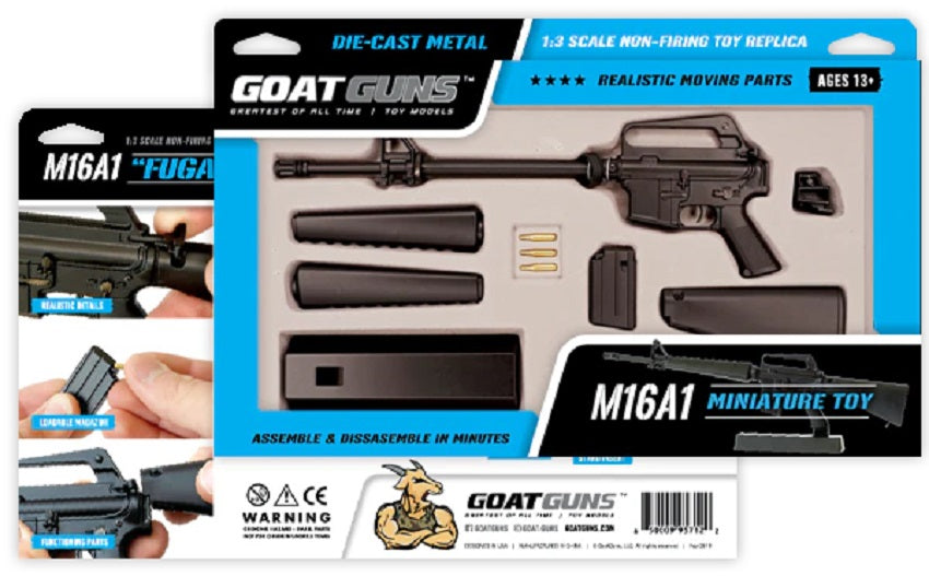 GoatGuns Mini 16X Scope for Barrett .50, AR & Bullpup Models "” Die-Cast Metal