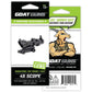 GoatGuns Mini 4X Scope for AR-15 and Bullpup Models "” Die-Cast Metal