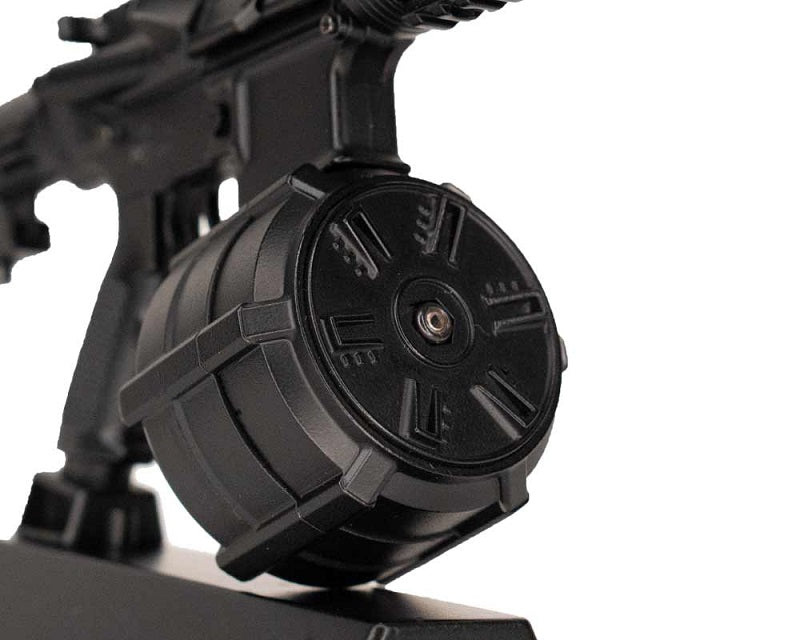 GoatGuns Mini 60-Round AR15 Drum Magazine "” Die-Cast Metal