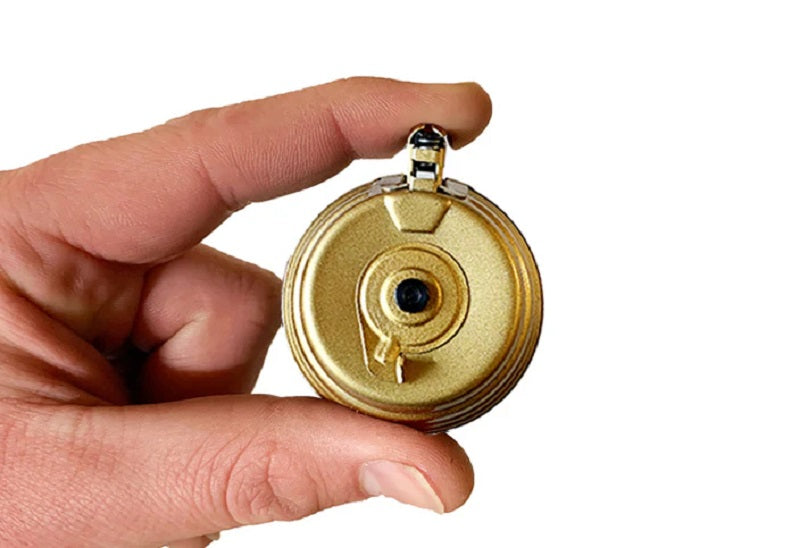 GoatGuns Mini Gold AK Drum Magazine for AK47 Models "” Die-Cast Metal