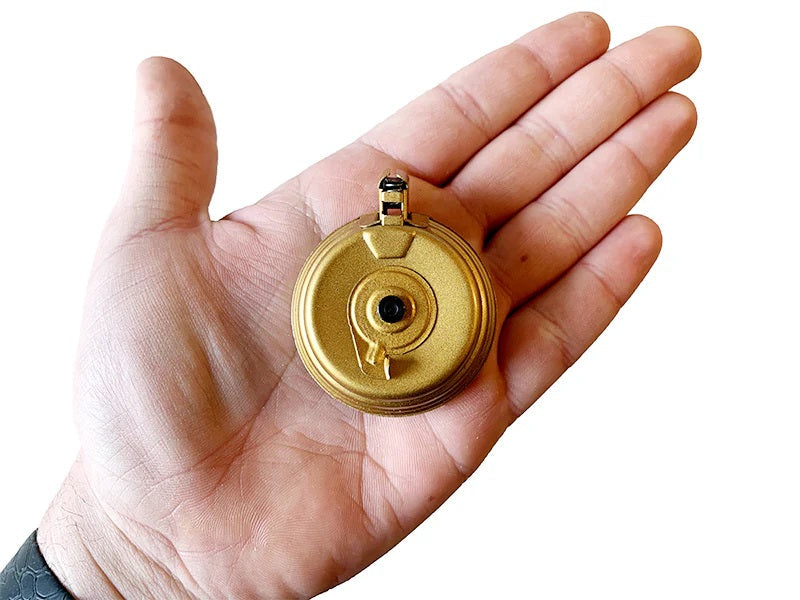 GoatGuns Mini Gold AK Drum Magazine for AK47 Models "” Die-Cast Metal
