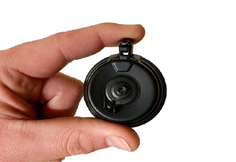 GoatGuns Mini AK Drum Magazine for AK47 Models "” Die-Cast Metal Black
