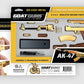 GoatGuns 1/3 Scale Die Cast 'Goldilocked' AK47 Rifle Model "” Pure Gold