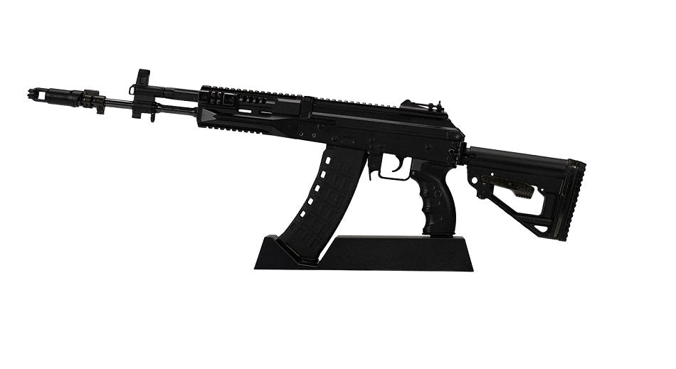 GoatGuns 1/3 Scale Die Cast Modern AK12 Rifle Model "” Tactical Black