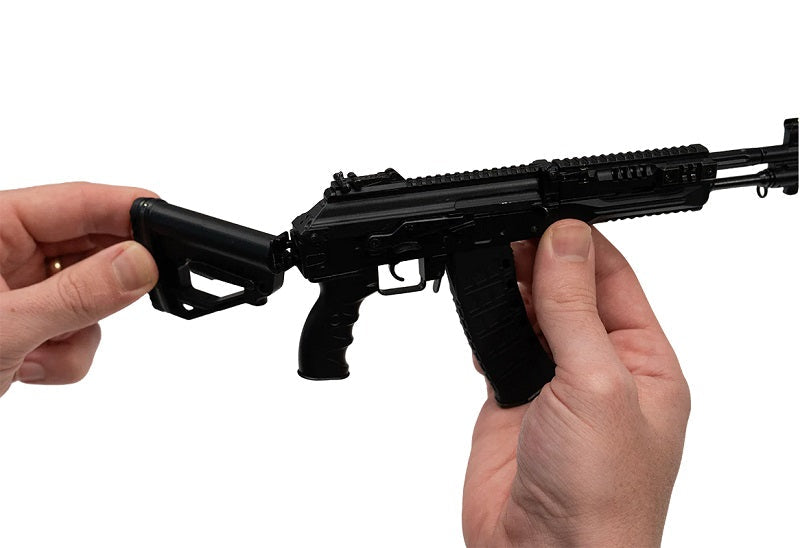 GoatGuns 1/3 Scale Die Cast Modern AK12 Rifle Model "” Tactical Black