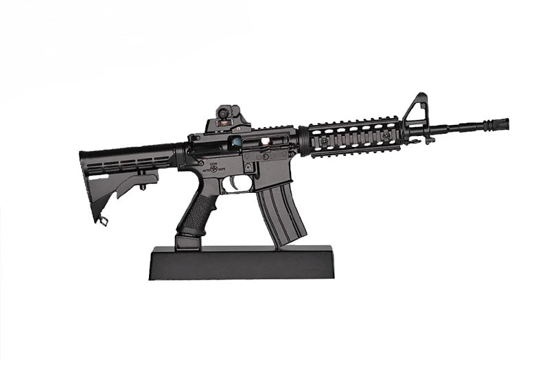 GoatGuns 1/3 Scale Die Cast 'CHARKY' AR15 Rifle Model "” Flat Black
