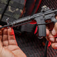GoatGuns 1/3 Scale Die Cast 'CHARKY' AR15 Rifle Model "” Flat Black