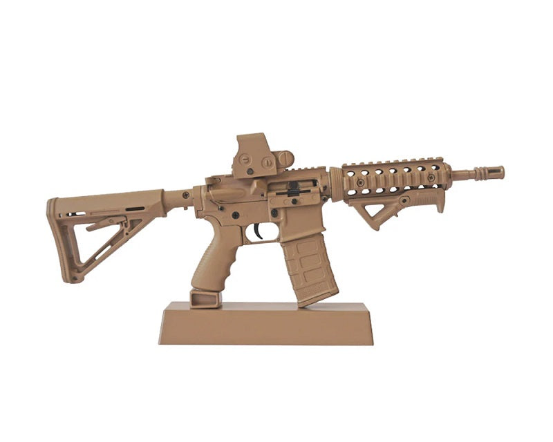 GoatGuns 1/3 Scale Die Cast 'COYOTE' AR15 Short Barrel Model "” Coyote Tan