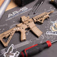 GoatGuns 1/3 Scale Die Cast 'COYOTE' AR15 Short Barrel Model "” Coyote Tan