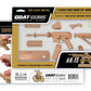 GoatGuns 1/3 Scale Die Cast 'COYOTE' AR15 Short Barrel Model "” Coyote Tan