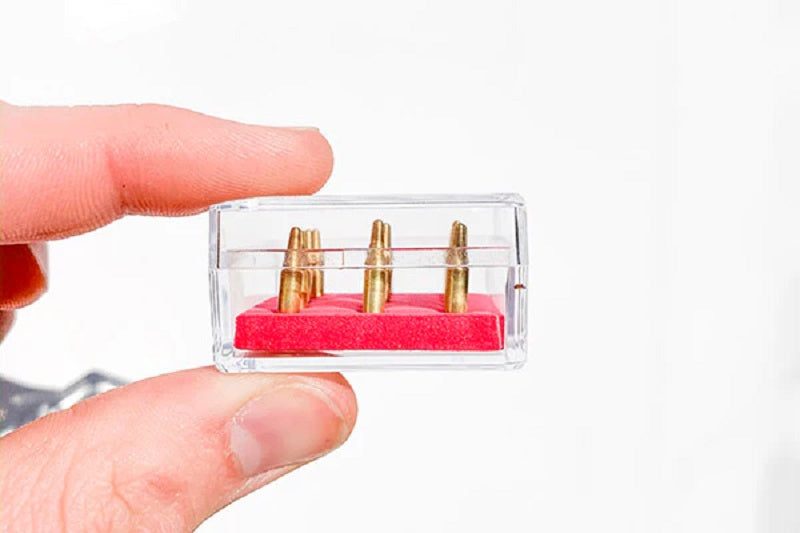 GoatGuns Mini AR Brass Dummy Rounds (15 Pack) for AR15 Models
