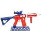 GoatGuns 1/3 Scale Diecast AR15 Desktop Model 'M4R1CA' – USA Red White & Blue