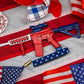 GoatGuns 1/3 Scale Diecast AR15 Desktop Model 'M4R1CA' – USA Red White & Blue