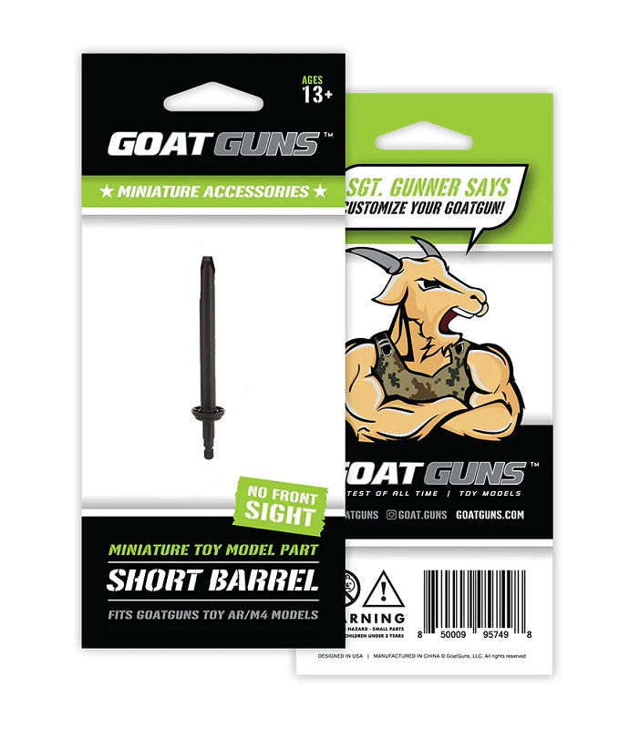 GoatGuns Diecast Mini Short Barrel for AR & M16 Models