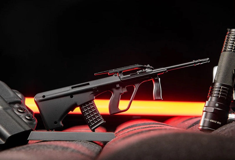 GoatGuns 1/3 Scale Diecast Bullpup AR Rifle Model 'Pumped' – Black