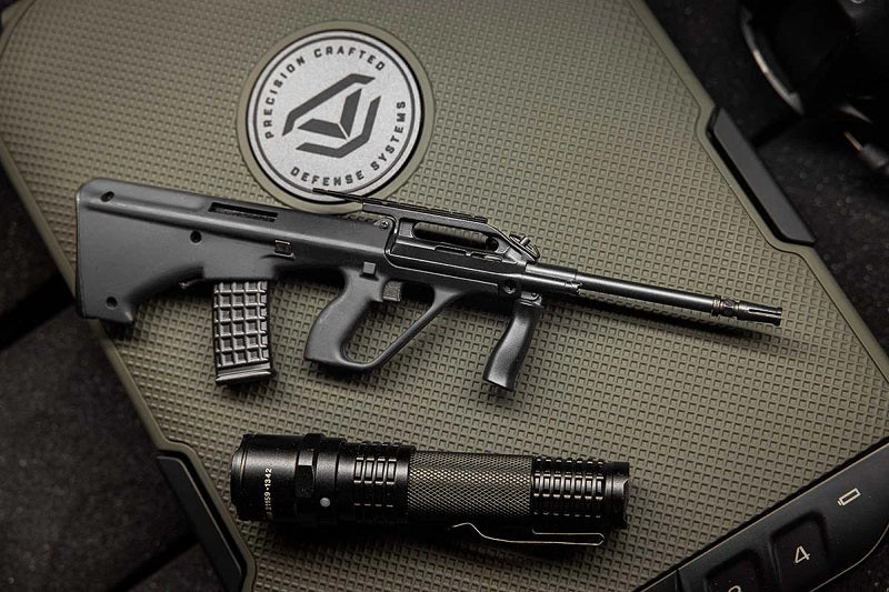 GoatGuns 1/3 Scale Diecast Bullpup AR Rifle Model 'Pumped' – Black