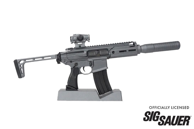 GoatGuns 1/3 Scale Diecast SIG Sauer MCX Rattler Model – Grey Officially Licensed