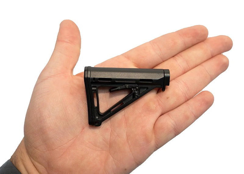 GoatGuns Diecast Mini Adjustable Milspec Stock for AR15 Base Models