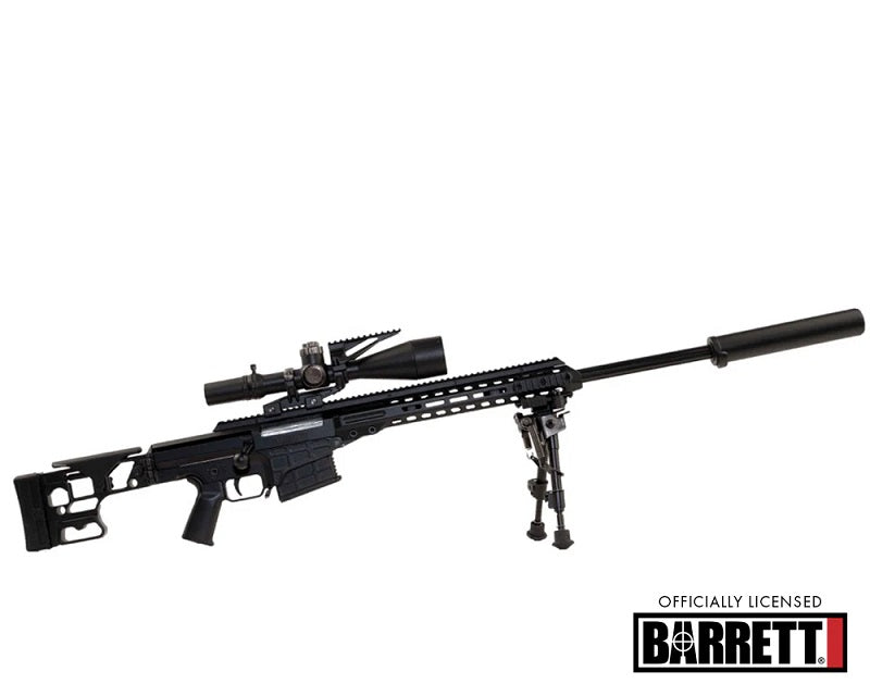 GoatGuns 1/4 Scale Diecast Barrett MRAD MK22 Sniper Model – Black Officially Licensed