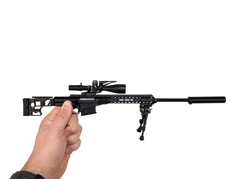 GoatGuns 1/4 Scale Diecast Barrett MRAD MK22 Sniper Model – Black Officially Licensed