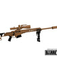 GoatGuns 1/4 Scale Diecast Barrett MK22 MRAD Sniper Rifle Model – Tan Officially Licensed