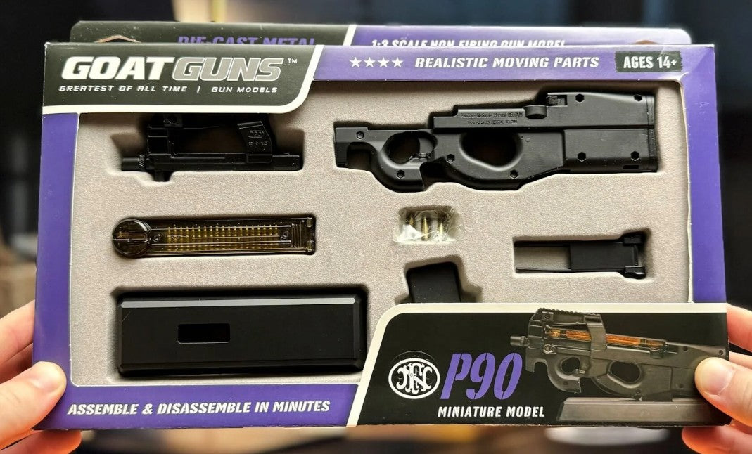 GoatGuns 1/3 Scale Diecast FN Herstal P90 Submachine Gun Model