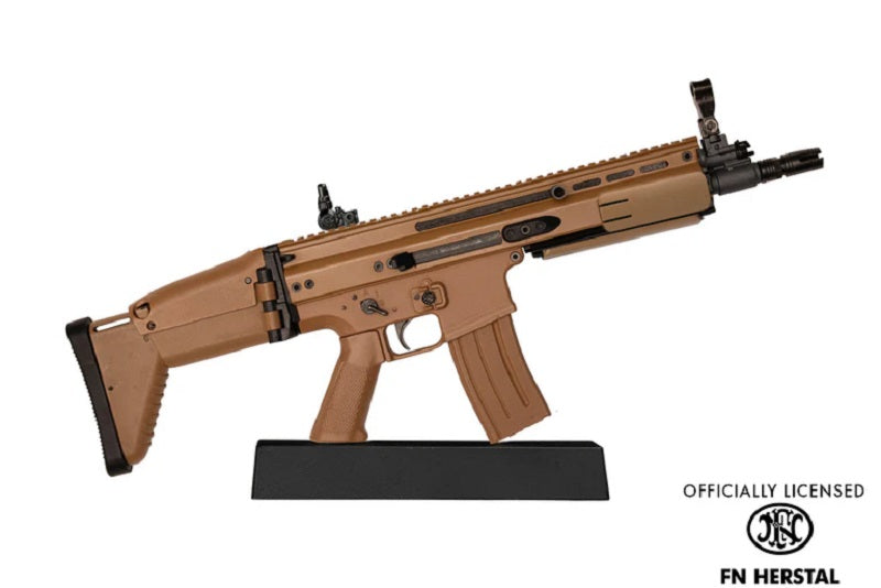 GoatGuns 1/3 Scale Diecast FN SCAR AR Rifle Model – Dark Tan Officially Licensed