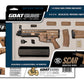 GoatGuns 1/3 Scale Diecast FN SCAR AR Rifle Model – Dark Tan Officially Licensed