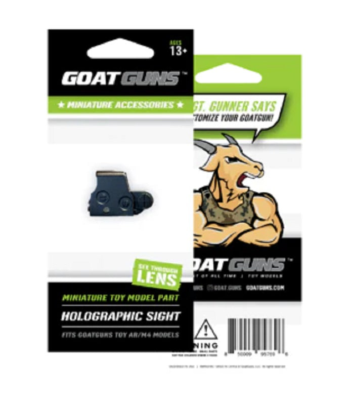 GoatGuns Diecast Mini Short Holographic Sight for AR15/M16A1 Models