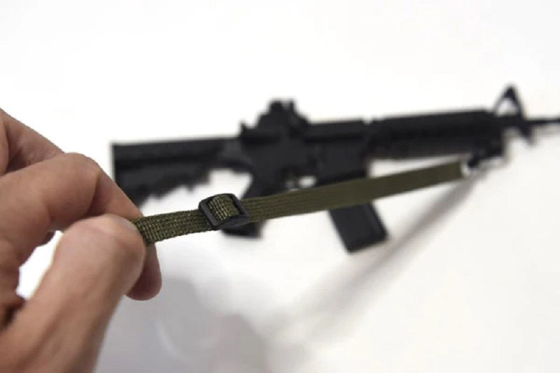 GoatGuns Miniature Adjustable Sling – Dark Green Nylon, for Mini AR & AK