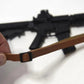 GoatGuns Miniature Adjustable Sling – Brown Cowhide Leather, for Mini AR & AK