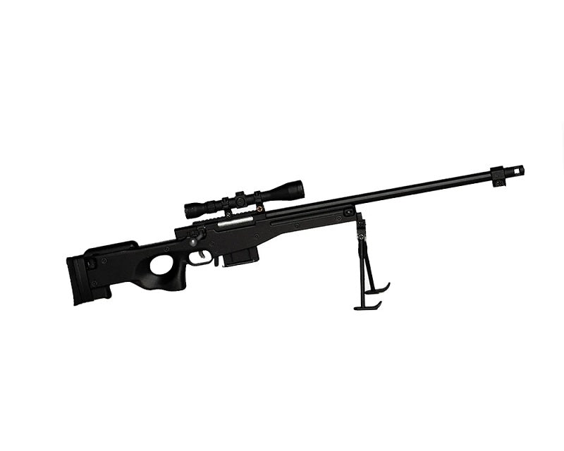 GoatGuns 1/4 Scale Diecast Sniper Rifle 'Panther' Model – Black