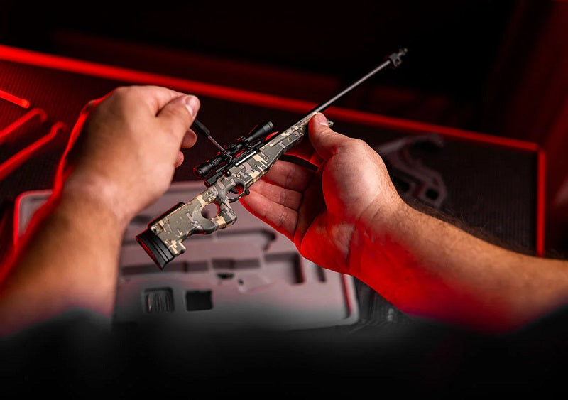 GoatGuns 1/4 Scale Diecast Realtree® Sniper Rifle Model 'Sasquatch' – Tree Camo