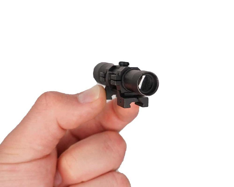 GoatGuns Mini Tactical Long Range Scope – Diecast Metal for AR15 Models