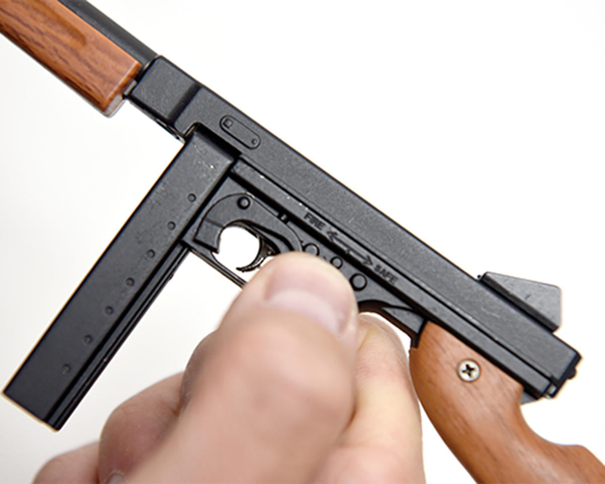 GoatGuns 1/3 Scale Diecast WW2 Thompson Submachine Gun TMS Model Kit – Black