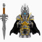 Frost Deathlord Custom Minifigure – Armored Ice King with Sword & Cape (Fan-Made)
