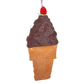 Claydough Ice Cream Ornament - Chocolate