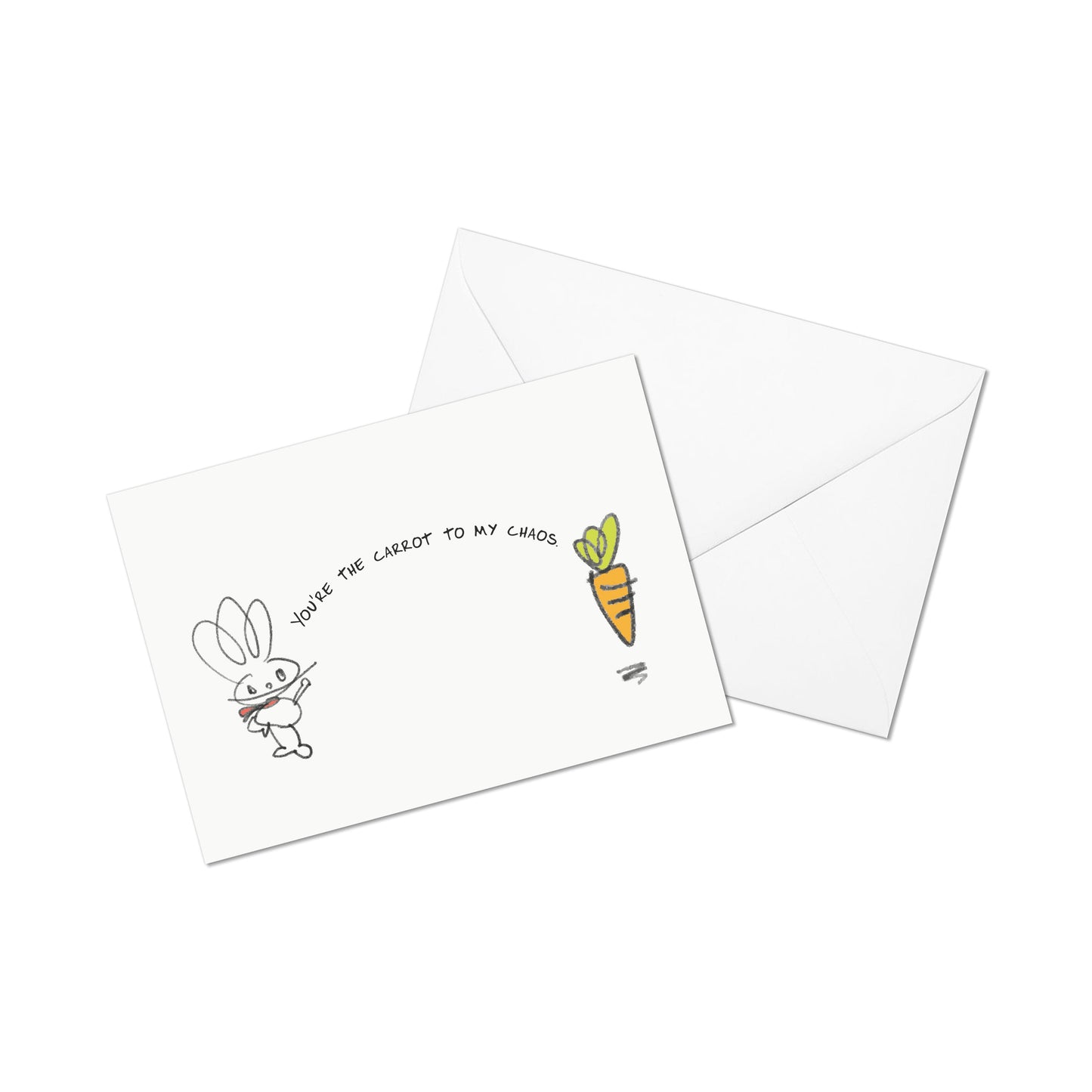ZillyTales Card - Carrot To My Chaos: I Love You
