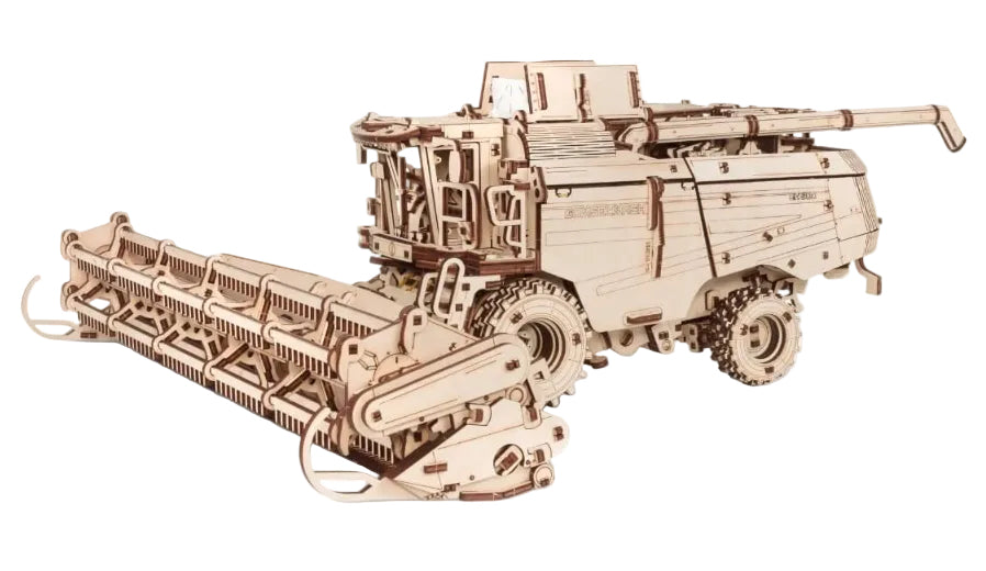 GH800 Grain Harvester — Mechanical Wooden Model, 864 Pieces