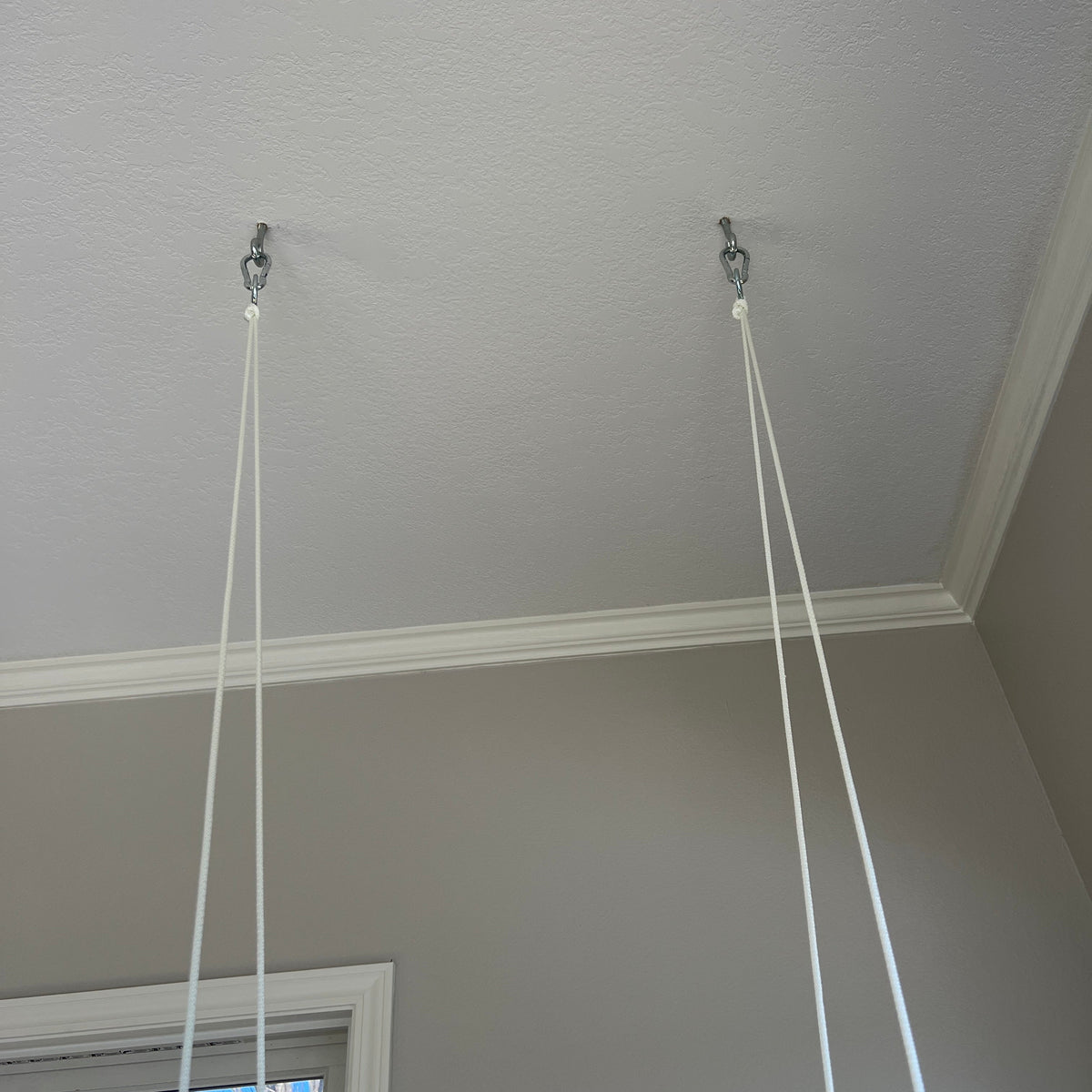 Indoor Cotton High Back Baby & Toddler Swing-Vanilla