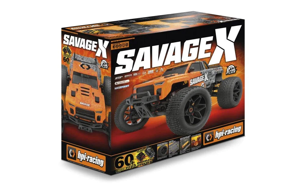 HPI Savage X Flux V2 GT-6 1/8 4WD Brushless Monster Truck RTR