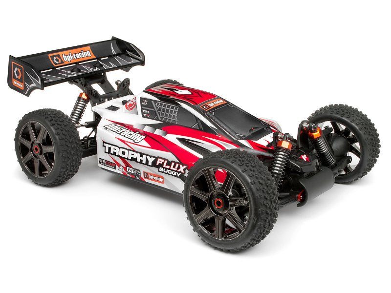 HPI Racing Clear Body Shell with Window Masks and Decals for Trophy Buggy Flux